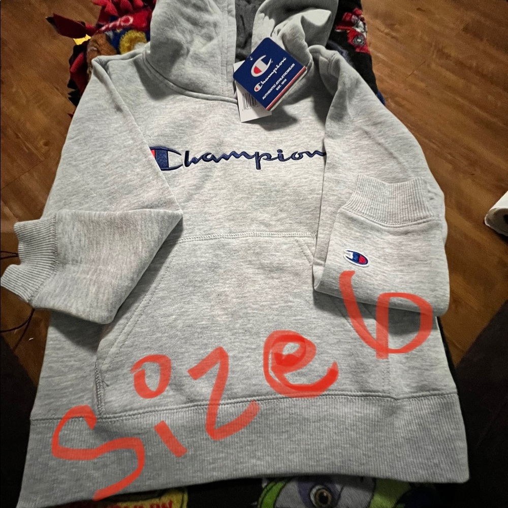 Champion size 6 gray